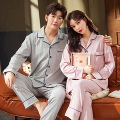 Set bộ đồ ngủ thun gân cao cấp thanh lịch sang trọng thu đông mới nhất D543240