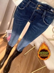 Quần jean Skinny ôm hông ôm dáng cho nữ (có kèm lót nhung) QJ012250