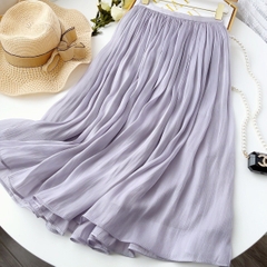 Chân váy organza pastel đủ màu phong cách nhẹ nhàng nữ tính Hàn Quốc xu hướng hot D131240