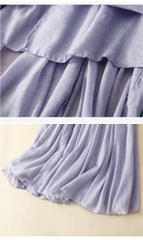 Chân váy nhún 2 lớp tự nhiên dáng A nhiều màu phong cách Nhật Hàn thanh lịch năng động xu hướng mới D181240