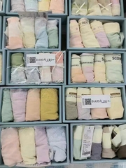 Combo 4 quần lót nữ AMYANNA xuất Nhật kháng khuẩn, chất cotton không viền, thoáng khí, co giãn thoải mái QL002250