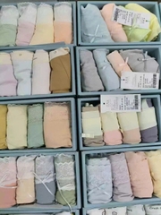 Combo 4 quần lót nữ AMYANNA xuất Nhật kháng khuẩn, chất cotton không viền, thoáng khí, co giãn thoải mái QL002250