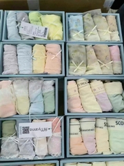 Combo 4 quần lót nữ AMYANNA xuất Nhật kháng khuẩn, chất cotton không viền, thoáng khí, co giãn thoải mái QL002250