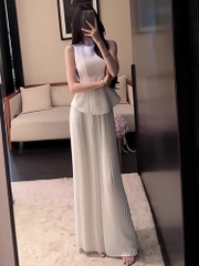 Set vest không tay kèm quần dài phong cách nhẹ nhàng, trưởng thành D157250