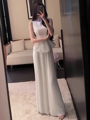 Set vest không tay kèm quần dài phong cách nhẹ nhàng, trưởng thành D157250