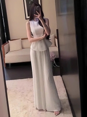 Set vest không tay kèm quần dài phong cách nhẹ nhàng, trưởng thành D157250
