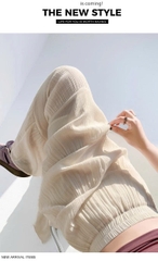 Váy dài chữ A La Chapelle nữ hè 2025 | Vải lụa lạnh cotton lanh nhẹ – che eo, che hông D175250