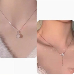 DÂY CHUYỀN MẶT ĐÁ MÃ NÃO TRẮNG – THANH LỊCH & TINH TẾ TS122250