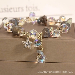 Trang Sức Vòng Tay Thạch Anh Tím Thời Trang Hàn Quốc – Mặt Ngôi Sao Lấp Lánh, Mới Nhất 2025 TS126250