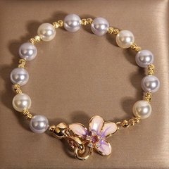 Vòng Tay Hạt Vỏ Hoa Tử Đằng Rừng Tiên –  Siêu Dễ Thương Dành Cho Nữ TS127250