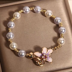 Vòng Tay Hạt Vỏ Hoa Tử Đằng Rừng Tiên –  Siêu Dễ Thương Dành Cho Nữ TS127250