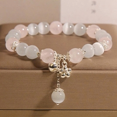 Trang Sức Vòng Tay Mắt Mèo Thạch Anh Hồng Nữ Cao Cấp – Món Quà Tinh Tế Dành Cho Nữ TS128250