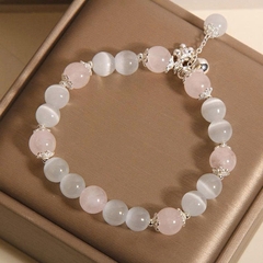 Trang Sức Vòng Tay Mắt Mèo Thạch Anh Hồng Nữ Cao Cấp – Món Quà Tinh Tế Dành Cho Nữ TS128250