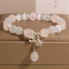 Trang Sức Vòng Tay Mắt Mèo Thạch Anh Hồng Nữ Cao Cấp – Món Quà Tinh Tế Dành Cho Nữ TS128250