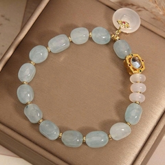 Trang sức vòng tay nữ đính đá Sapphire xanh biển tự nhiên – Sang trọng & tinh tế TS139250