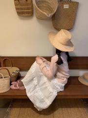 Áo khoác cardigan dệt kim nhẹ cổ chữ V Wave – Mùa xuân hè 2025 D257250