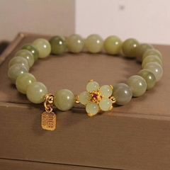 Vòng tay cỏ bốn lá ngọc bích – Thiết kế ngách INS nhẹ nhàng, tinh tế dành TS146250