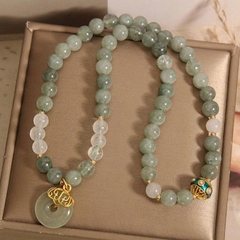 Vòng Tay Ngọc Bích Hai Lớp Aventurine – Phong Cách Trung Hoa Mới Dành Cho Nữ TS158250