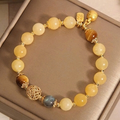 Vòng Tay Pha Lê Topaz Tự Nhiên Ánh Trăng Xám – Vẻ Đẹp Bí Ẩn & Sang Trọng TS163250