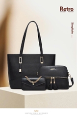 Túi Tote Mẹ & Con Gái 2025 PU – Túi đa năng, dung tích lớn, trung bình & nhỏ, thời trang Châu Âu & Mỹ TX277250