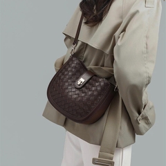 Túi đeo vai da thật mùa thu-đôngTúi xách đi làm bằng vải dệt thời trang cao cấp TX255250