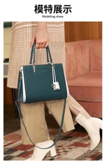 Túi xách nữ – Túi đeo vai – Túi tote dung tích lớn – Túi đi làm cho mẹ, phong cách trung niên – Da thật TX293250