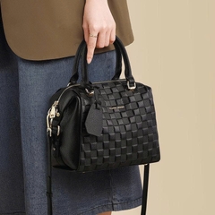 Túi xách đeo chéo da thật mới 2025 dành cho nữ – Túi Boston dung tích lớn, túi đeo vai đi làm – Da thật TX294250