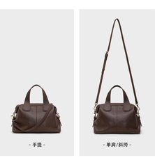 Túi xách nữ mới 2025 – Thời trang Thu/Đông – Túi đeo vai, túi xách tay, túi đeo chéo – Túi Boston dung tích lớn – Chất liệu da tổng hợp cao cấp TX320250