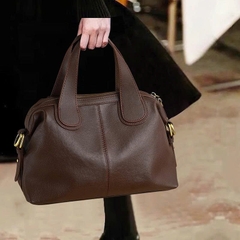 Túi xách nữ mới 2025 – Thời trang Thu/Đông – Túi đeo vai, túi xách tay, túi đeo chéo – Túi Boston dung tích lớn – Chất liệu da tổng hợp cao cấp TX320250