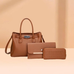 Bộ túi xách đeo vai nữ dung tích lớn 2025 – Thời trang & đa năng – Bộ 3 túi – Chất liệu PU cao cấp TX303250