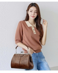 Túi đeo chéo nữ phong cách mới 2025 – Thiết kế thời trang tươi mới – Túi đeo chéo cao cấp chất liệu PU TX305250