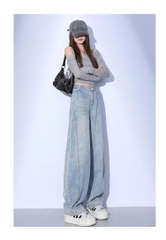 Quần Jeans Macheda Màu Nhạt Ống Chuối – Mẫu Mới Xuân Thu 2026 Cho Nữ QJ008260