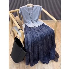 Set Đồ Nữ Xanh Lam Thời Trang – Phong Cách Trẻ Trung Mùa Hè D005260