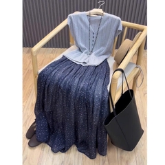 Set Đồ Nữ Xanh Lam Thời Trang – Phong Cách Trẻ Trung Mùa Hè D005260