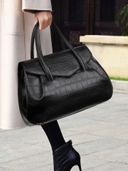 Túi Tote Nữ Cỡ Lớn Họa Tiết Cá Sấu Sang Trọng TX047260