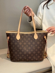 Túi Tote Nữ Họa Tiết Retro – Túi Xách Phối Màu Thời Trang TX048260