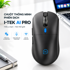 Chuột thông minh phiên dịch ITek AI Pro mẫu 2026 dịch văn bản chuyển giọng nói thành văn bản, tích hợp Chat GPT