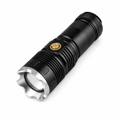 Đèn Pin Corisu RB1122 Siêu Sáng Zoom Xa Gần - Chiếu Xa 500M - Pin Sạc USB - Chống Nước - Đèn Pin Cầm Tay Cao Cấp