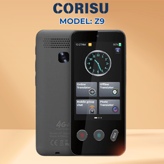 Máy Phiên Dịch Corisu Z9 Dịch Giọng Nói 2 Chiều 147 Ngôn Ngữ, Dịch Offline