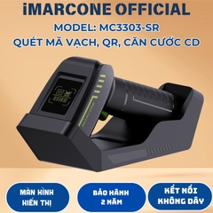 Máy quét mã vach không dây iMARCONE MC3303SR tích hợp màn hình, quét căn cước công dân