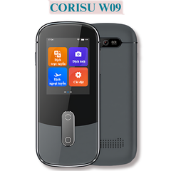 Máy phiên dịch CORISU For All W09 dịch 127 ngôn ngữ, màn hình cảm ứng, hỗ trợ phiên dịch ofline 16 ngôn ngữ