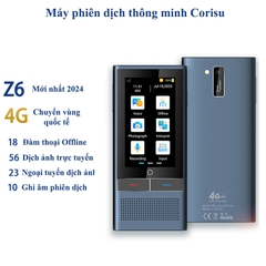 Máy thông dịch ngôn ngữ Corisu Z6 máy phiên dịch không cần mạng 27 ngôn ngữ bảo hành chính hãng 24 Tháng