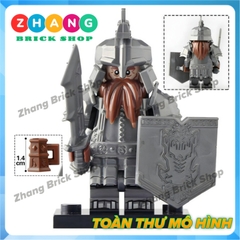 Xếp hình Lord of the Rings Dwarves Warriors Tộc chiến binh người lùn Hobbit Lego Minifigures

Koruit KT1040