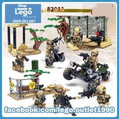 [No.Ky82013] Xếp hình doanh trại quân đội dã chiến Lego Minifigures Kaizhi No.Ky82013