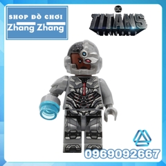 Xếp hình Harley Quinn - Loki - Clock King - Superman - Aquaman - Batman - Cyborg Scarecrow Lego Minifigures Pogo PG8068