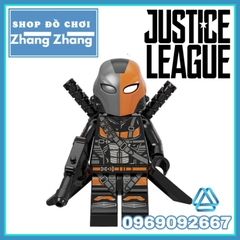 Đồ chơi xếp hình gồm Spider Man - Flash - Catwoman - Joker - Deathstroke - Superman - Batman Minifigures Kopf KF6136