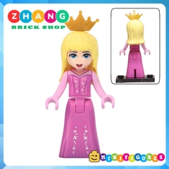 Xếp hình Elsa - Anna - Ariel - Aurora - Maleficent - Ursula - Prince Eric Lego Minifigures Lele F018 025
