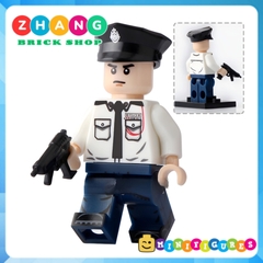 Đồ chơi Xếp hình lực lượng cảnh sát Hongkong Macao Police và phản ứng nhanh SWAT Minifigures POGO PG8062