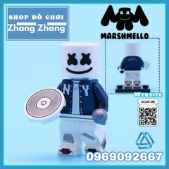 Đồ chơi xếp hình mô phỏng DJ Marshmallow mô hình Minifigures WM6064