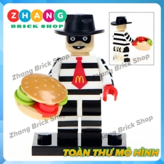 Xếp hình Batman - Vixen - Joker - Hamburglar Dormammu Captain Avalon Deadpool Spider-Man Lego Minifigures POGO PG8084